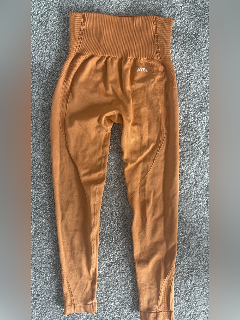 AYBL women’s High-Waist Leggings in Burnt Orange